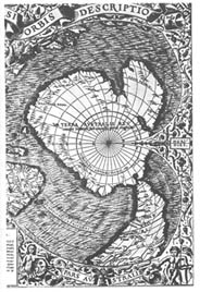 Карта исследователя Оронтеуса Финеуса - Увеличить